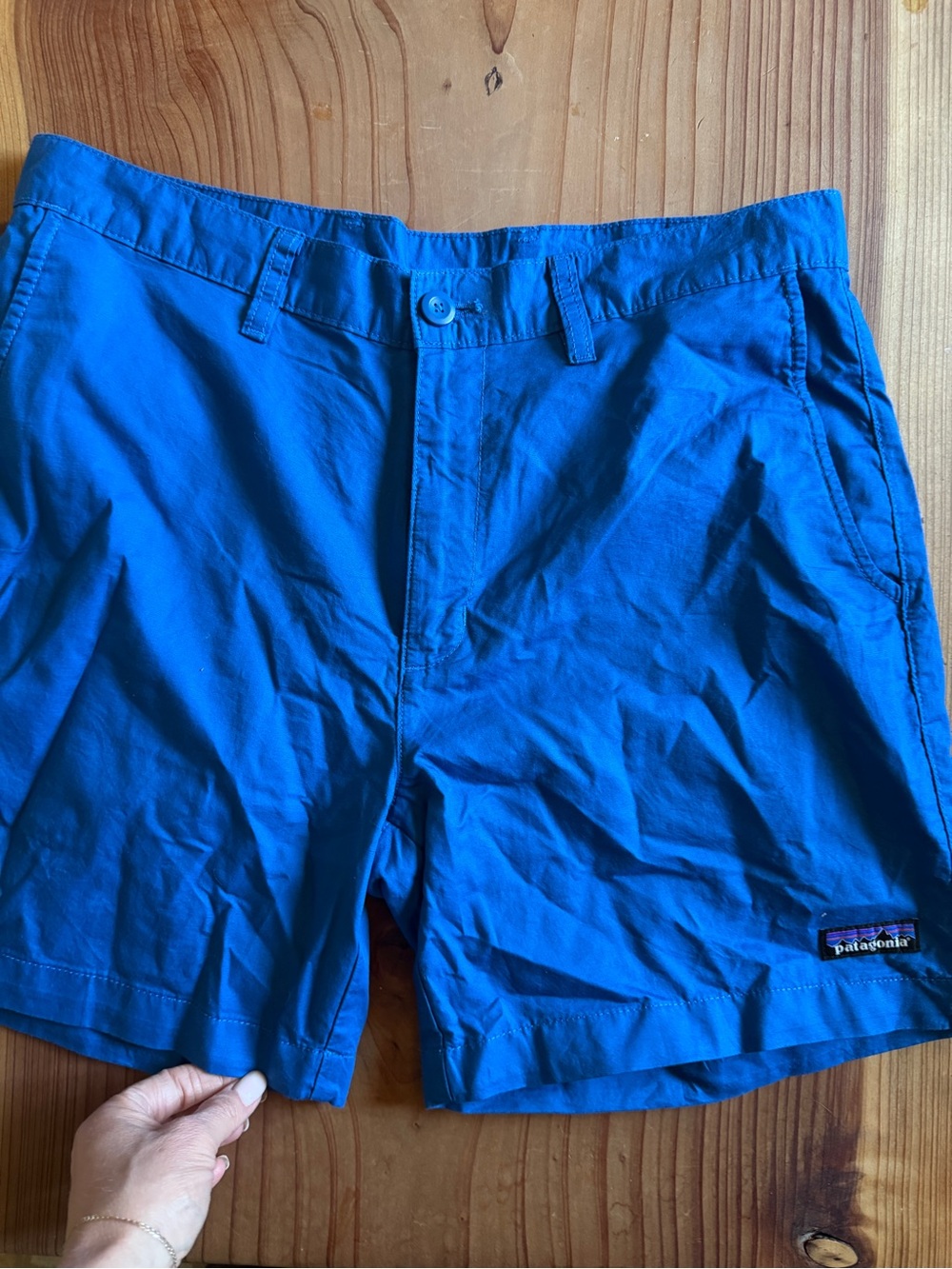 Patagonia Men’s Electric Blue Hybrid Shorts